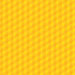 Poster - Golden honeycomb of tessellated shapes creates a dynamic background