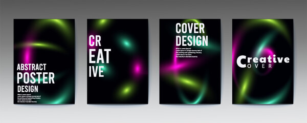 Poster - abstract poster design, Artworks, posters inspired postmodern of vector abstract dynamic symbols with bold geometric shapes, useful for web background, poster art design, magazine