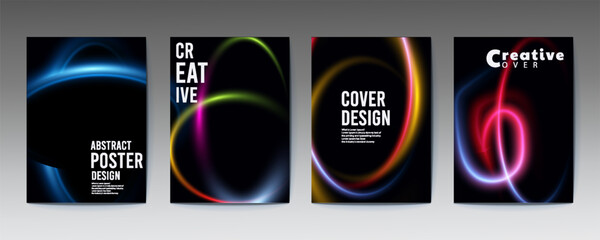 Poster - abstract poster design, Artworks, posters inspired postmodern of vector abstract dynamic symbols with bold geometric shapes, useful for web background, poster art design, magazine