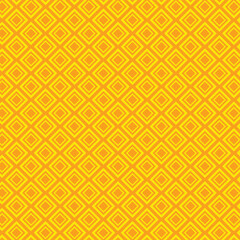 Poster - Sunny repeating diamond pattern evokes cheerful energy