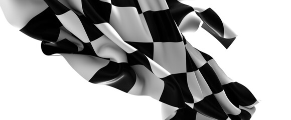 Poster - auto sport grid flag background