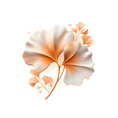 Poster - a beautiful and ethereal close up view of a soft elegant flower in shades of pink and cream with del