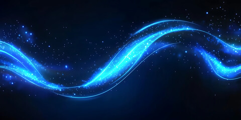 abstract blue background with space