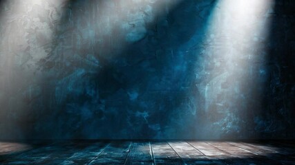 Poster - dramatic spot light in dark room, abstract background with texture, perfect for theater, dance perfo