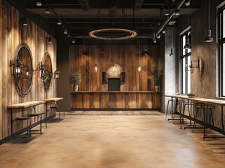 Poster - interior, room, table, chair, furniture, kitchen, home, dining, design, house, chairs, restaurant, dining room, luxury, architecture, wood, nobody, window, cafe, hotel, decor, indoor, light, floor, 