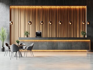 Poster - interior, room, table, chair, furniture, kitchen, home, dining, design, house, chairs, restaurant, dining room, luxury, architecture, wood, nobody, window, cafe, hotel, decor, indoor, light, floor, 