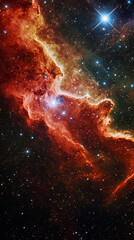 space photography of the pillars of creation