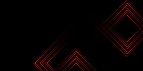 Poster - abstract beautiful perfect random red lines background. abstract red lines with black background cre