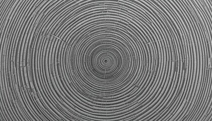 Poster - Circular pattern design abstract art digital creation monochrome close-up visual symmetry for enhanced aesthetics