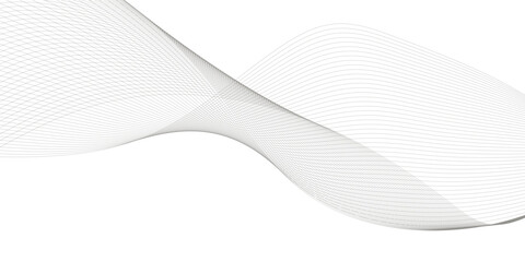Poster - abstract wavy curve lines background. abstract frequency sound wave lines and technology curve lines
