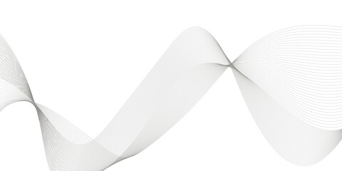 Poster - abstract grey wavy lines background. digital frequency track equalizer. abstract frequency sound wav