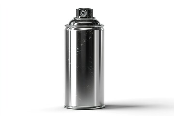 Poster - Metal spray can on a white background used for art and design projects in urban settings