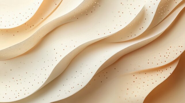 abstract background with soft ecru tones dotted design and eggshell paper texture