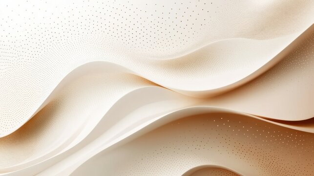 abstract background with soft ecru tones dotted design and eggshell paper texture