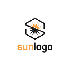 Poster - initial s sun logo