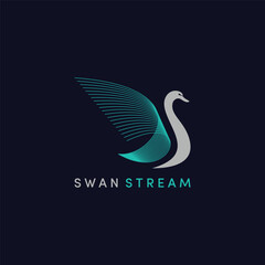 Poster - swan stream