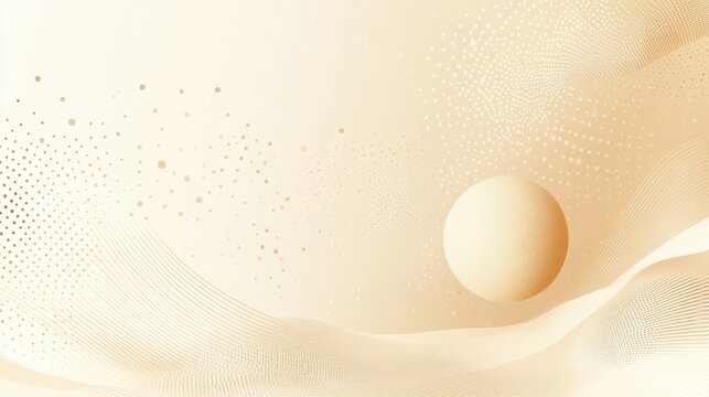 abstract background with soft ecru tones dotted design and eggshell paper texture