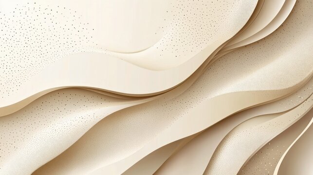 abstract background with soft ecru tones dotted design and eggshell paper texture