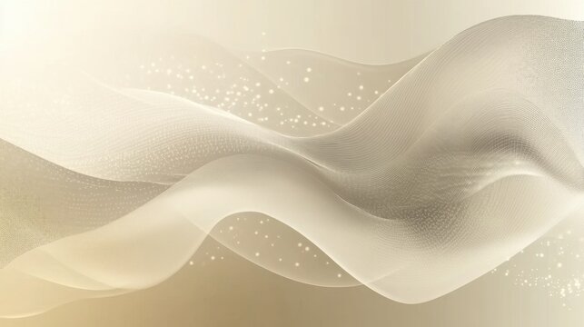 abstract background with soft ecru tones dotted design and eggshell paper texture