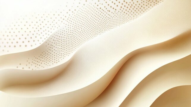 abstract background with soft ecru tones dotted design and eggshell paper texture