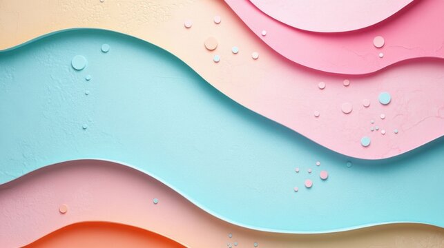 abstract background with soft ecru tones dotted design and eggshell paper texture