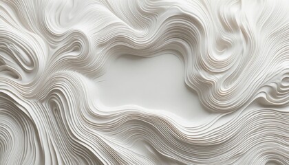 Poster - Flowing abstract textures studio digital artwork minimalist close-up view contemporary design concepts for modern spaces