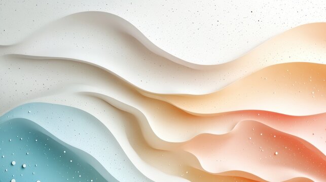 abstract background with soft ecru tones dotted design and eggshell paper texture