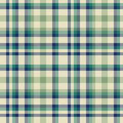 Poster - seamless pastel green and blue plaid pattern. perfect for textile design, fabric prints, backgrounds