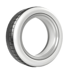Poster - Futuristic Tire Design, Advanced Technology Wheels. Car Component Illustration. Automotive Industry Parts. Innovative Mobility Solution. Transportation Engineering. Isolated Design, Concept Vehicle,