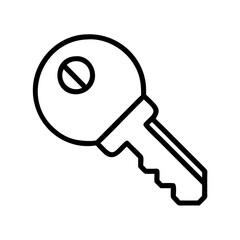 Fototapete - Unlock security with this key vector graphic for secure access and keyhole solutions online now
