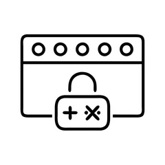 Poster - Access control security authentication authorization login padlock website protection