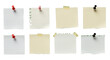 © Talha - Paper notes pinned mockup — transparent background