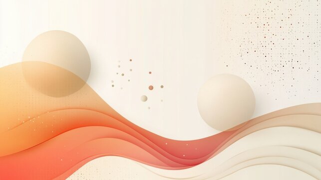 abstract background with soft ecru tones dotted design and eggshell paper texture