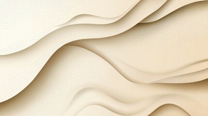 Fototapete - abstract background with soft ecru tones dotted design and eggshell paper texture
