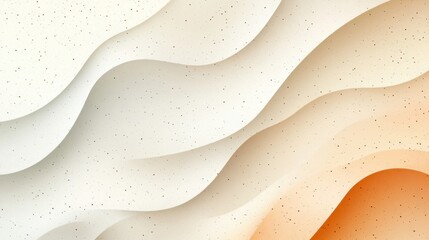 Fototapete - abstract background with soft ecru tones dotted design and eggshell paper texture