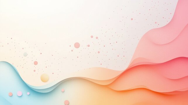 abstract background with soft ecru tones dotted design and eggshell paper texture