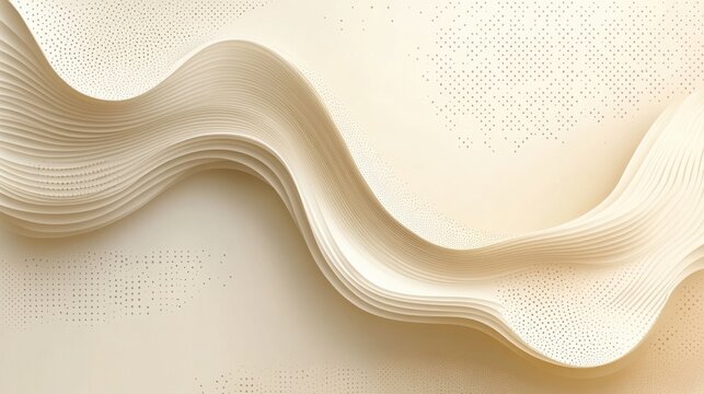 abstract background with soft ecru tones dotted design and eggshell paper texture