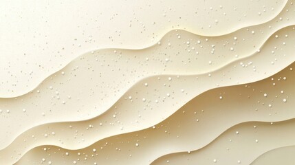 Fototapete - abstract background with soft ecru tones dotted design and eggshell paper texture