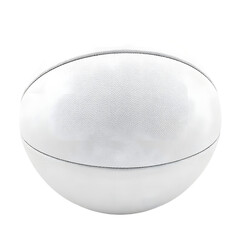 Fototapete - Detailed Rugby Ball 3d Render, A Textured Sports Equipment Piece, Isolated On White. A Clear Presentation For Sports Marketing. Great Visual Asset For Online And Offline Use