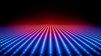 Poster - Glowing round illuminated lines with motion blur represent futuristic speed connectivity and infinite energy in a 360-degree panoramic view symbolizing seamless technology and limitless flow

