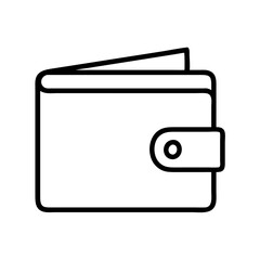 Poster - Wallet icon vector illustration of money wallet cash wallet for finance and business icon logo