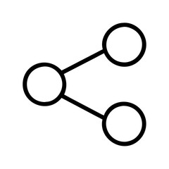 Poster - Share icon vector illustration for social media connection and network communication concept design
