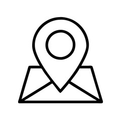 Poster - Find location map pin gps navigation destination point marker position place travel route guide