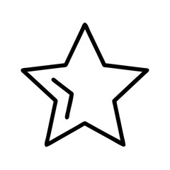 Poster - Download star icon vector illustration of rating symbol for graphic design and web design projects