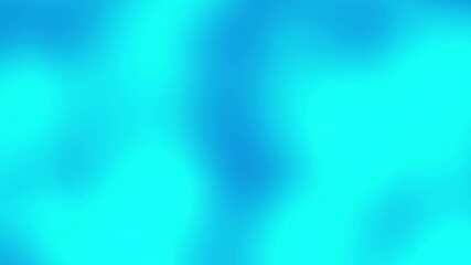 Leinwandbilder - Abstract glowing teal blue gradient background loop animation