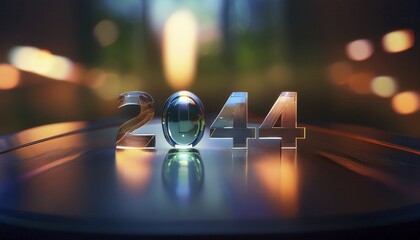 Poster - Futuristic Visual Representation of the Year 2044