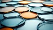 © musthofa - Close-up view of many circular, layered filters.