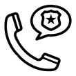 © darwin - emergency Line Icon