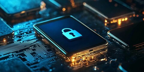 Encrypted data ensures privacy in digital transactions.