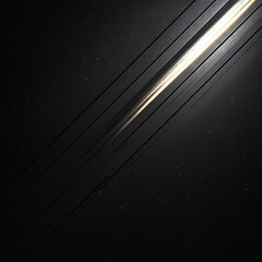 Poster - Sleek, metallic, dark background with diagonal lines and golden highlights